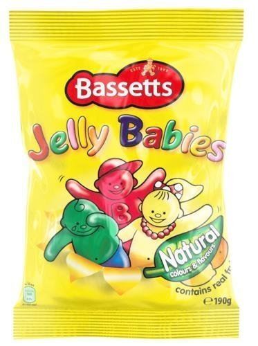 Bassetts jelly babies - jelly, 190g