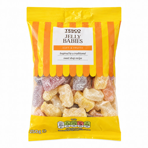 Tesco jelly babies 250g soft - 250g,